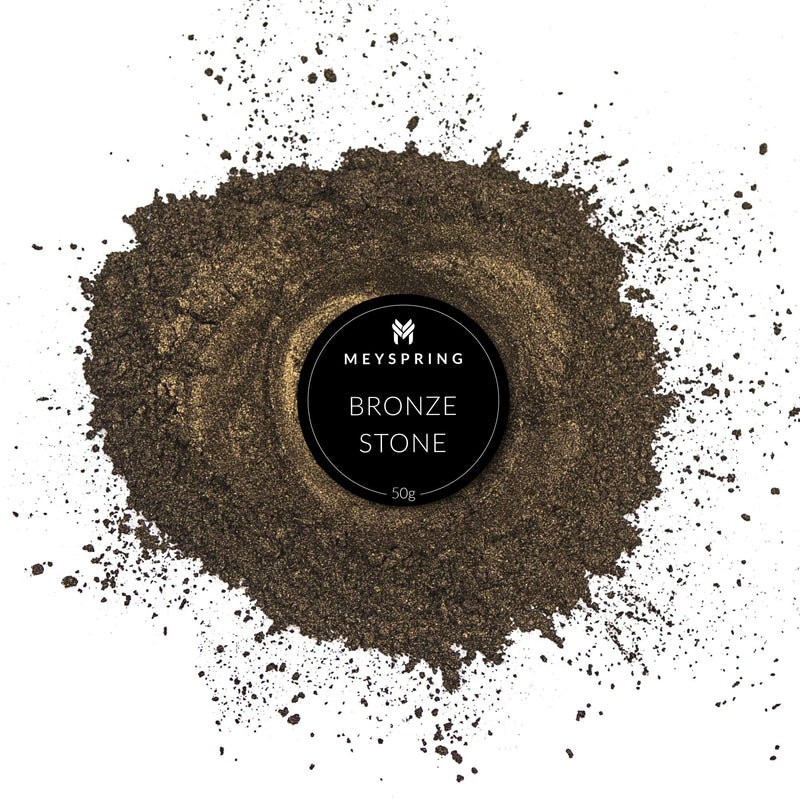 MEYSPRING Bronze Stone Epoxy Resin Color Pigment - 50g - Mica Powder for Epoxy - NewNest Australia