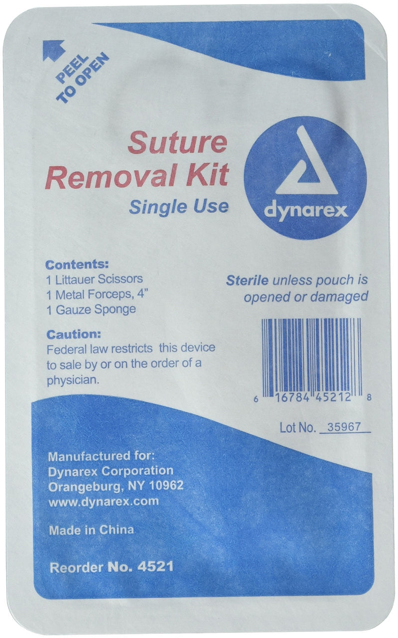 Dynarex-4521 Suture Removal Kit, Sterile - 1 Each - NewNest Australia