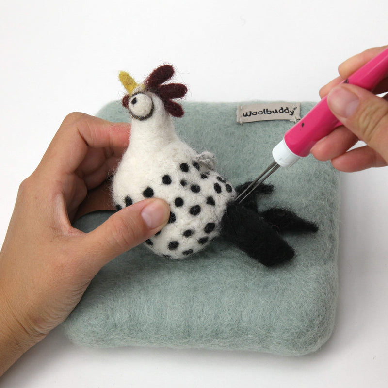 Woolbuddy Needle Felting 100% Woolen Mat (Light green) Blue - NewNest Australia