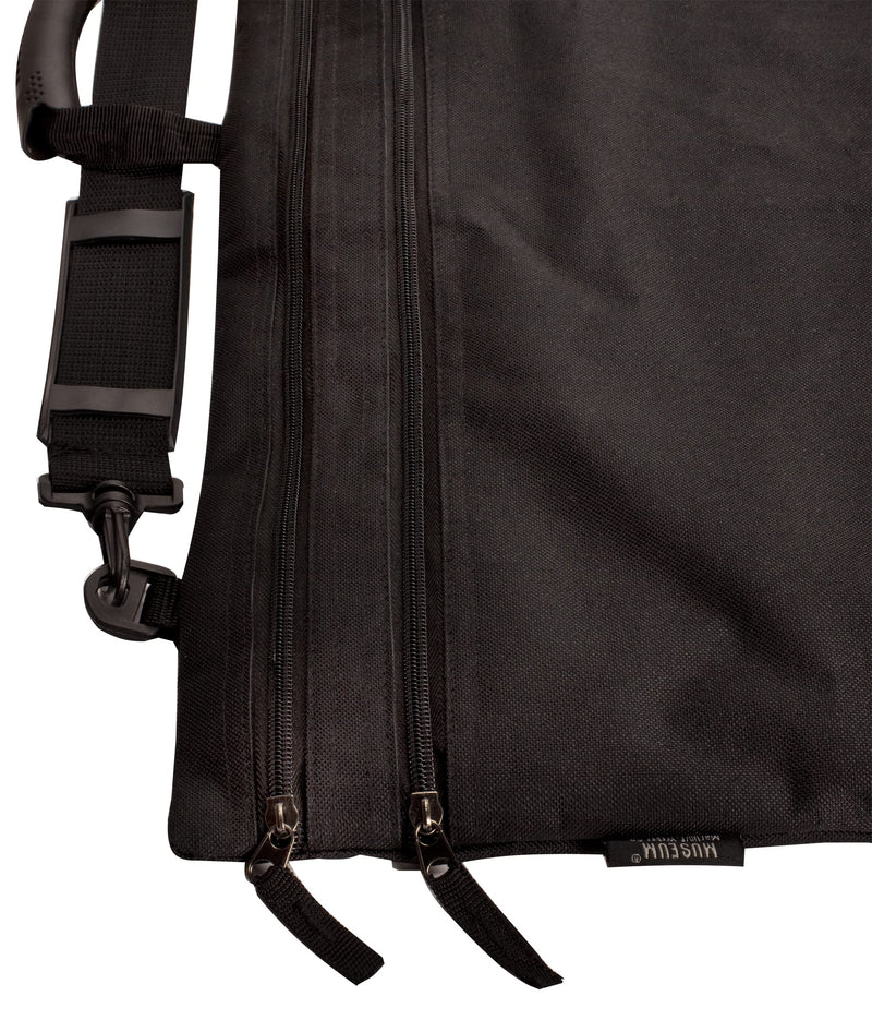 SoHo Urban Artist Art Portfolio Case Artwork Tote Bag, Heavy Duty Nylon, 2 Zippered Pockets, Handle & Shoulder Strap Lightweight Large Capacity for Drawings, Posters, 23x31 Inches Black - NewNest Australia