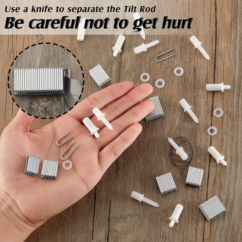 125 Pieces Shutter Metal Hardware Repair Plantation Shutters Tool Set Plantation Shutter Repair Kit Plantation Shutter Magnets Replacement Shutter Pins for Shutter, Cabinet, Furniture, Closet - NewNest Australia