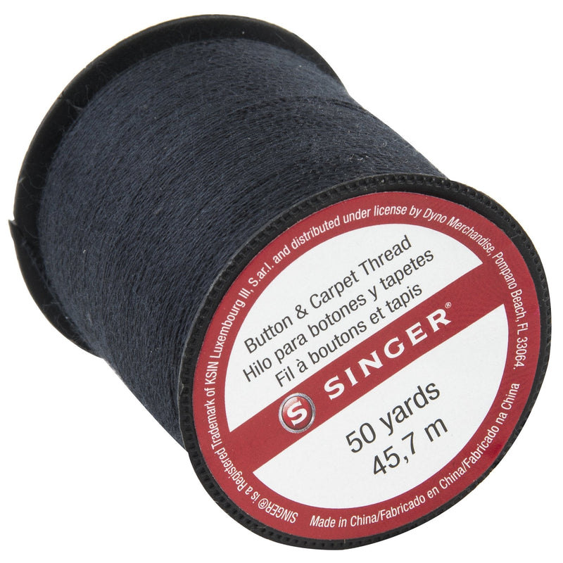 SINGER 67110 Button & Carpet Sewing Thread, 50-Yards, Black - NewNest Australia