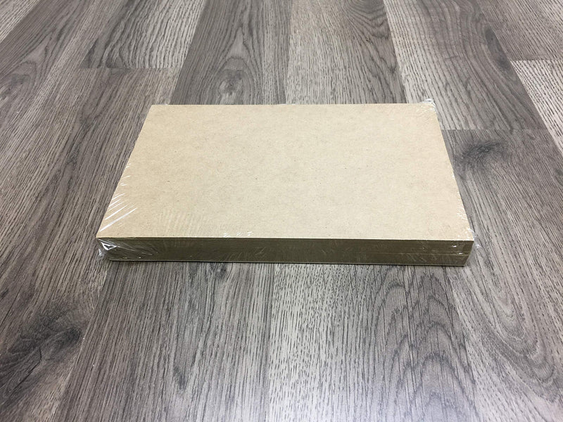 Studio 12 Chipboard Sheets. Medium Weight. Natural Kraft Brown. Great for Model Building, Scrap Booking, Creative Projects and Protecting Valuable Photos and documents. (25 Sheets) (5.5" x 8.5") 5.5" x 8.5" - NewNest Australia