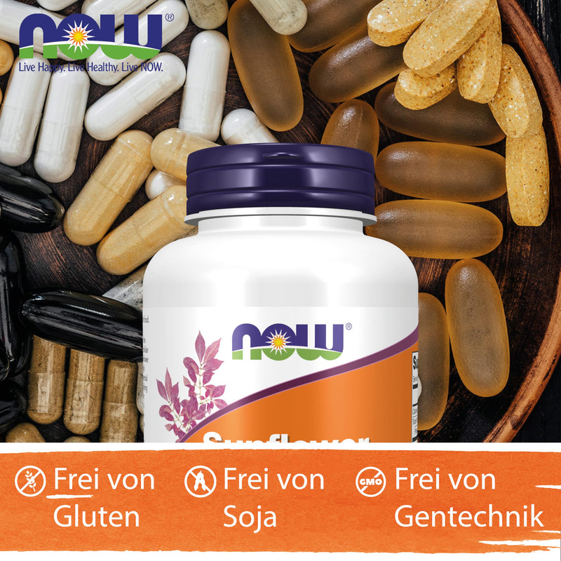 Now Foods, Sunflower Lecithin, 1,200mg, High Dose, 100 Soft Capsules, Laboratory Tested, Soy Free, Gluten Free, Non-GMO 100 Unità (Confezione da 1) - NewNest Australia