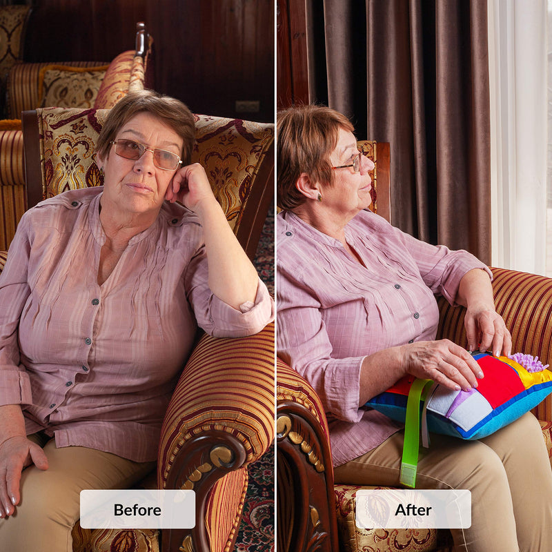 Nest pillow cover for dementia sufferers | Employment for seniors | Senior employment | Dementia employment hands | Helps For Alzheimer's, Dementia, Asperger's, Autism Pillow Cover - NewNest Australia