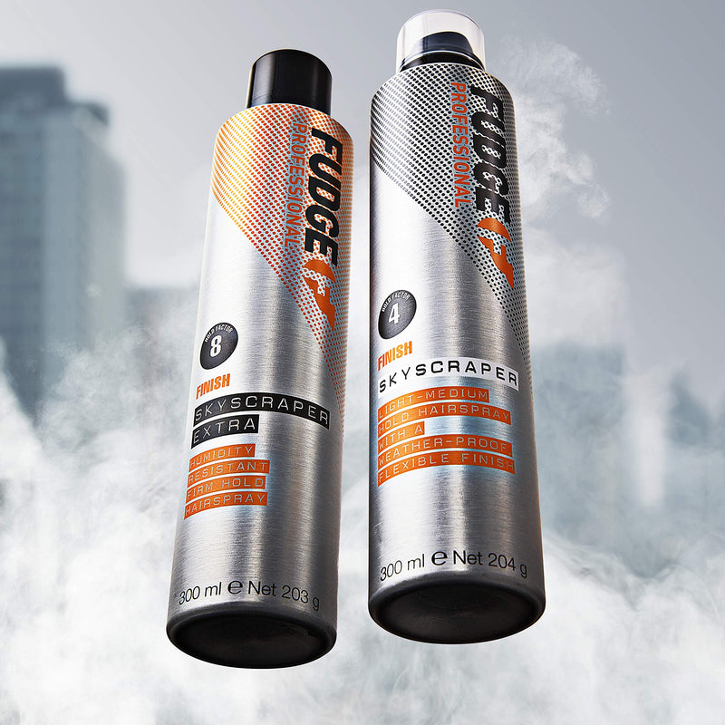 Fudge Professional Hairspray, Skyscraper Firm Hold Hair Spray, For Women, All Day Hold, Weather Proof, Controls Frizz and Flyaways, Easily Brushes Out, 300 ml - NewNest Australia