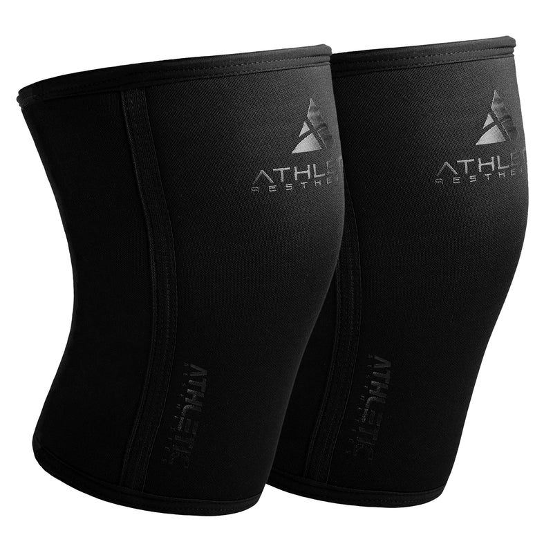 Athletic Aesthetics Knee Sleeves (As A Pair) For Strength Training And Bodybuilding - Knee Sleeves Made Of 7 Mm Neoprene For Squats, Fitness, Weightlifting And Leg Training - For Men And Women - NewNest Australia