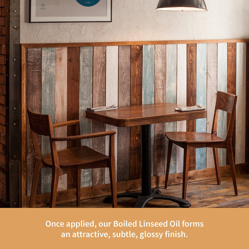 FurnitureClinic Boiled Linseed Oil for Wood | Natural Formula Wood Furniture Polish | Restore Finish on Indoor & Outdoor Wood, 8.5 oz/250ml 1 x 8.5 Fl. Oz. - NewNest Australia
