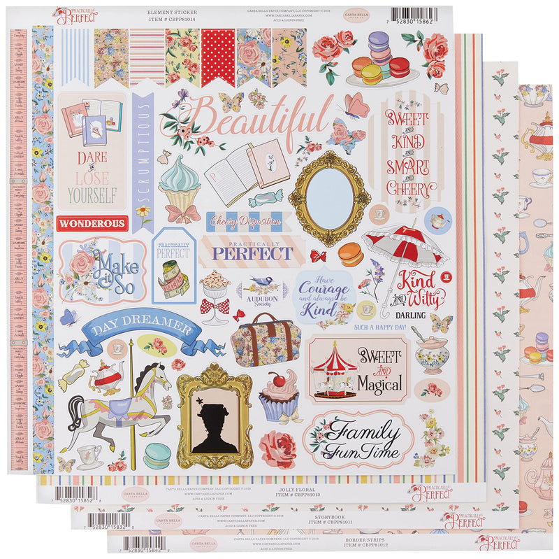 Carta Bella Paper Company Practically Perfect Collection Kit - NewNest Australia