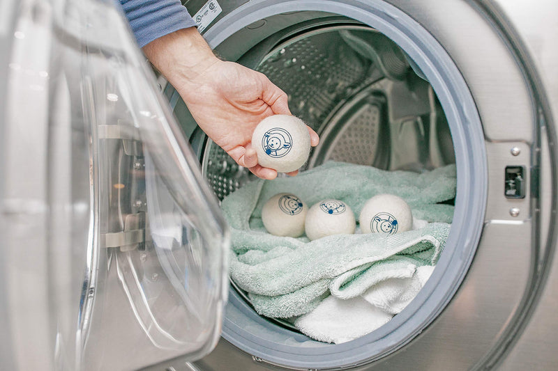 Nellie's Scented Wool Dryerball - Lavender Scented - Made with 100% Pure New Zealand Wool and Lasts Approximately 50 Drying Loads - Silent in Your Dryer! - NewNest Australia
