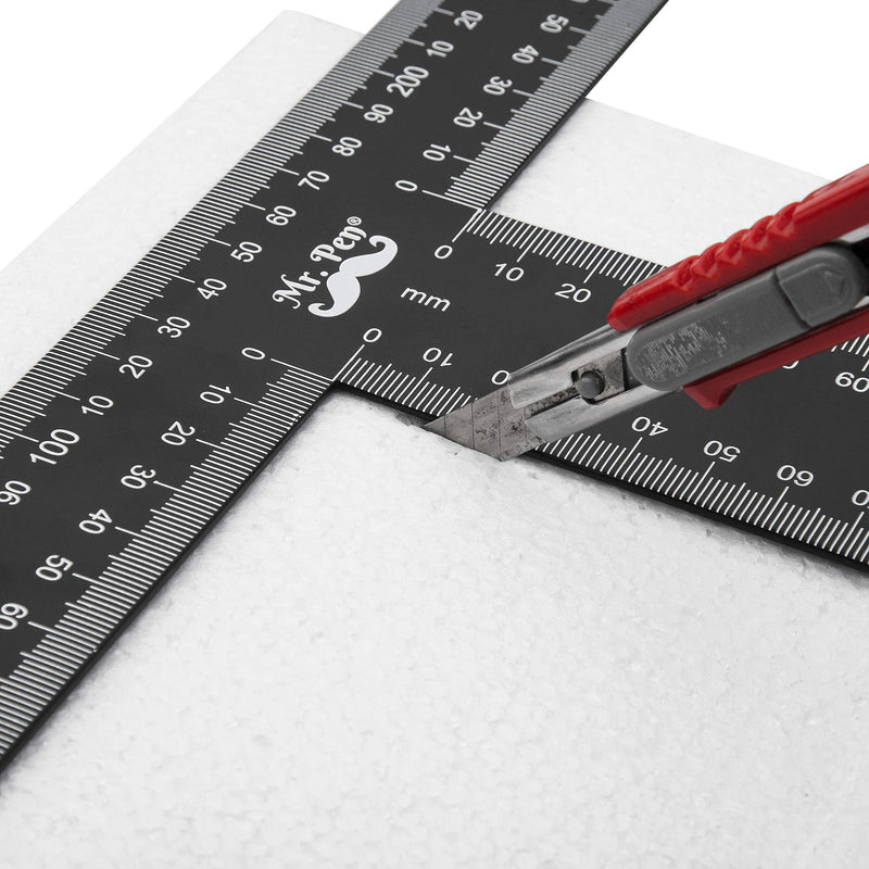 Mr. Pen - T Square, T Ruler, 12 inch Metal Ruler, T Square Ruler, Drafting Tools, Architect Ruler, Set Square, Drafting Ruler, Tsquare, Truler, Architectural Triangle, Tee Ruler, L Square, Scale Ruler - NewNest Australia