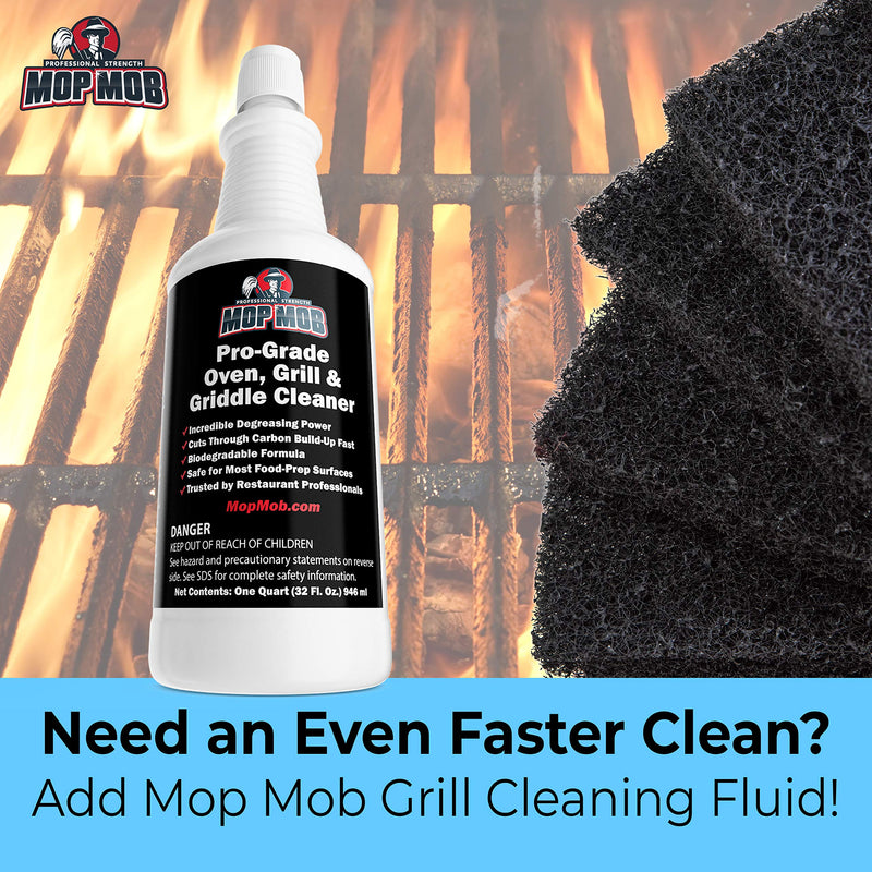 Restaurant-Grade Griddle Cleaning Pads 5 Pack. Use on Metal Grills, Cast Iron Cooktops & Stainless Steel Flat Tops. Quickly Cleans & Scours Baked-On Grease & Carbon. Heavy Duty, 4x6 Grit Scouring Pads - NewNest Australia