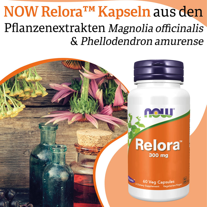 Now Foods, Relora, 300 mg, 60 Vegan Capsules, Laboratory Tested, Gluten Free, Soy Free, Vegetarian - NewNest Australia