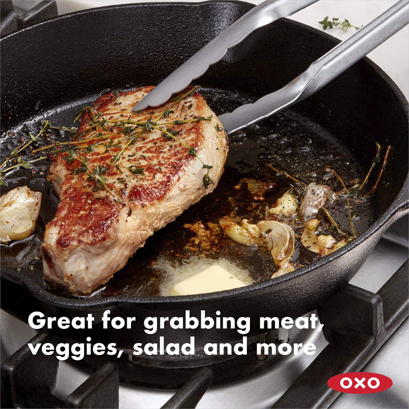 NewNest Australia - OXO Good Grips 12-Inch Stainless-Steel Locking Tongs, Multicolor 1 