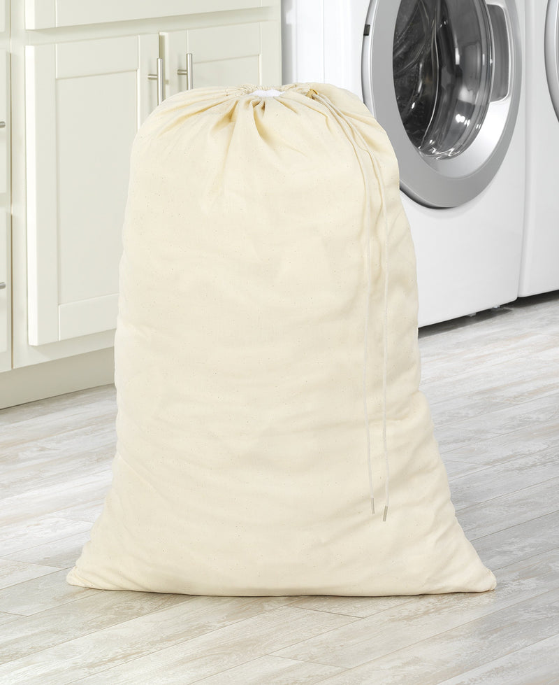 NewNest Australia - Whitmor Natural Cotton Laundry Bag 