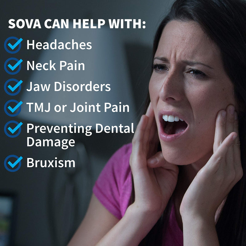Sova 1.6mm Night Guard Custom-Fit Dental Mouth Guard Flat Mouth Guard Only - NewNest Australia