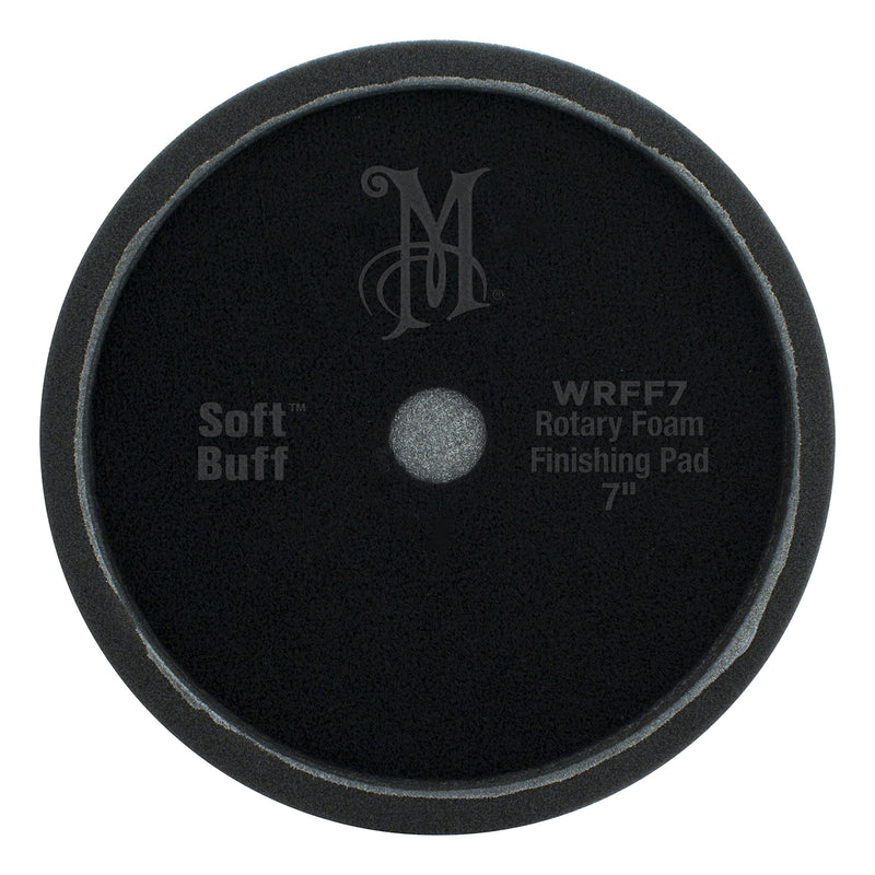 Meguiar's WRFF7 Soft Buff 7" Rotary Foam Finishing Pad, 1 Pack, Black - NewNest Australia