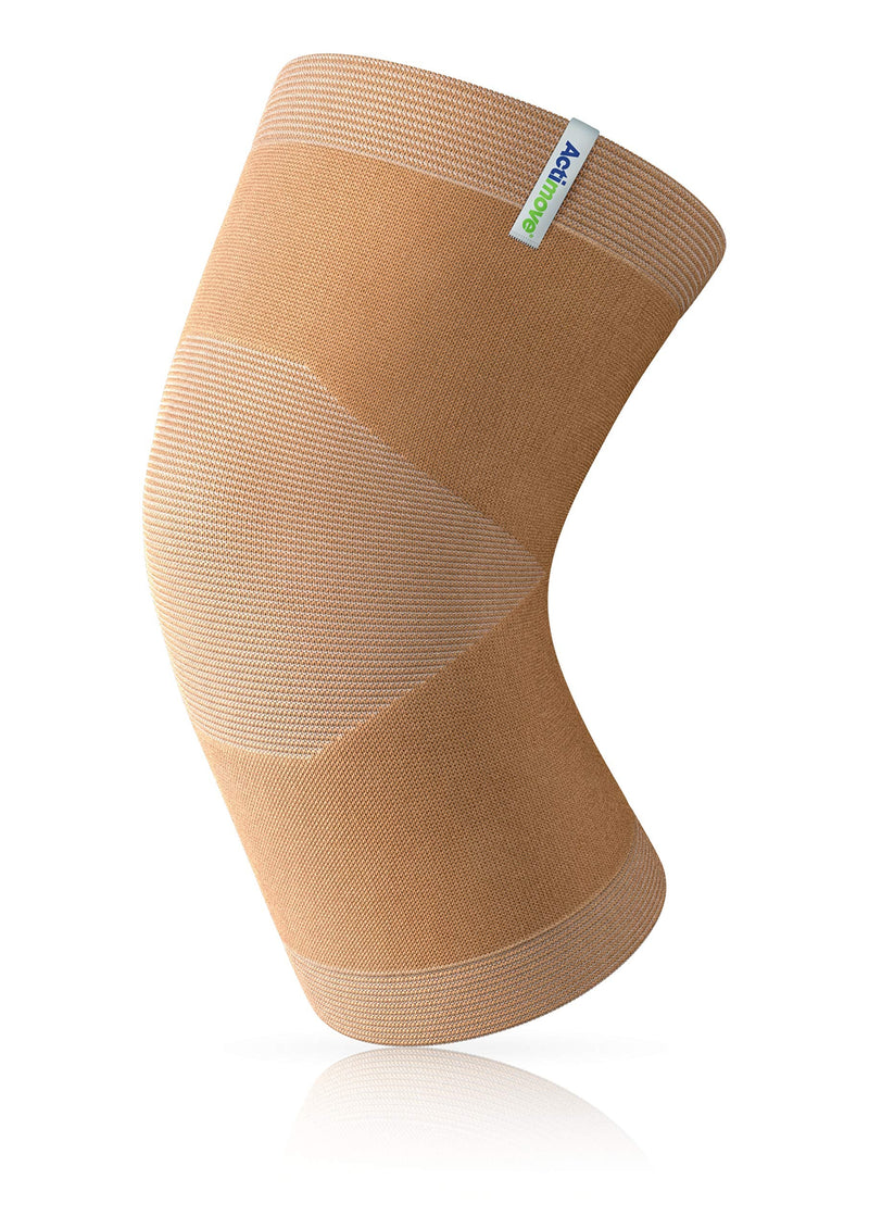 Actimove Arthritis Care Knee Support with Heat-retaining Fabric for Men and Women – Drug-free Pain Management for Arthritis, Increases Blood Circulation – Left/Right Wear – Beige, XXLarge - NewNest Australia