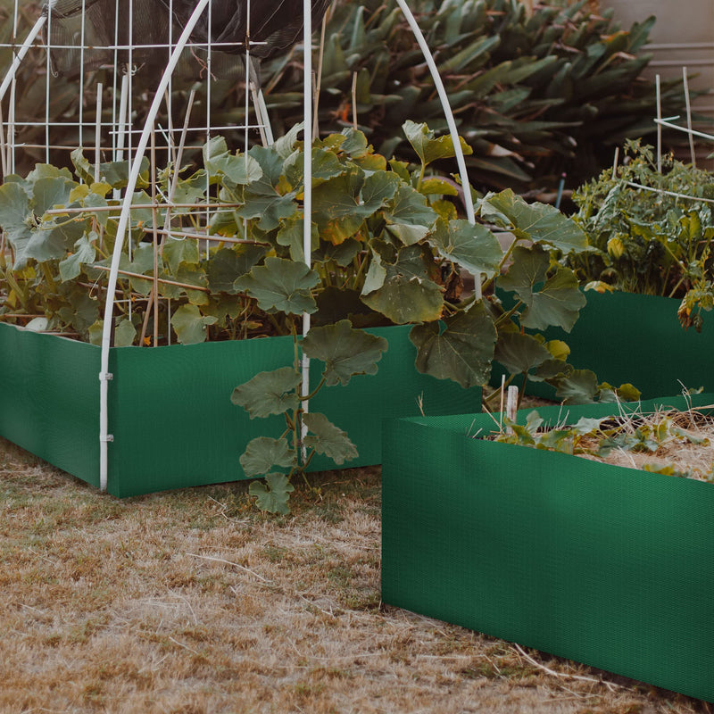 Durable PE Planter Bags for Vegetables,Garden Raised Planting Bed with 4 Partition Grids,Suitable for Potato/Tomato/Flower/Garden Containers (1) 1 - NewNest Australia