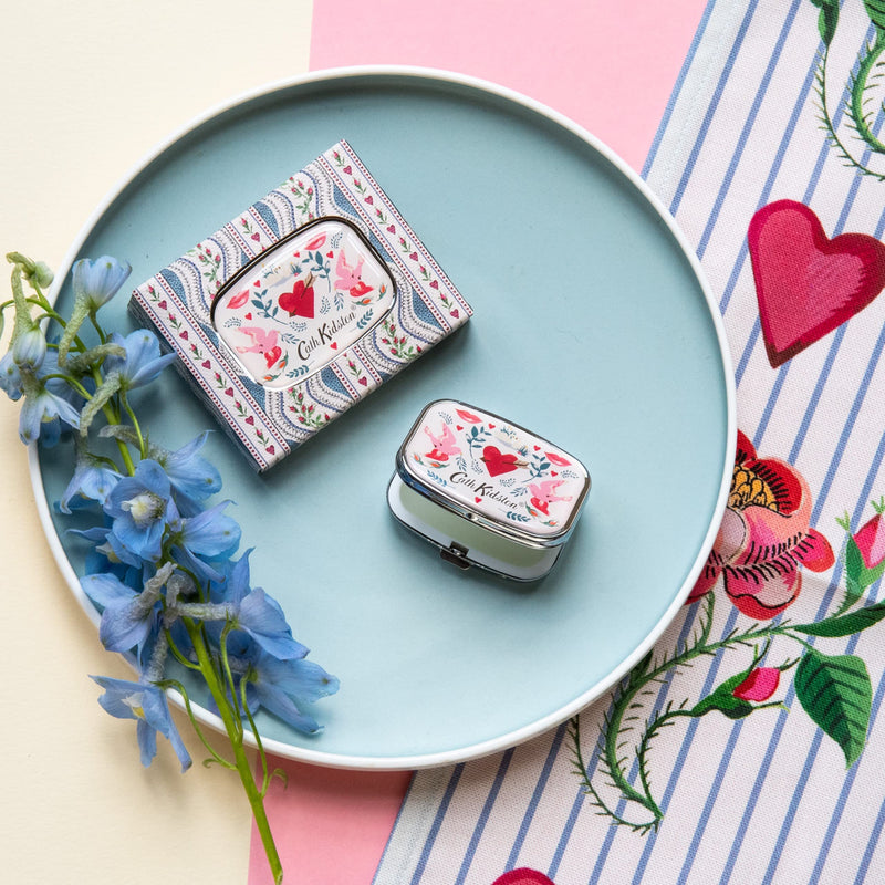 Cath Kidston Beauty Keep Kind Mint Compact Lip Balm With Mirror In Gift Box, 6G - NewNest Australia