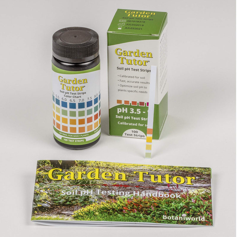 Garden Tutor Soil pH Test Strips Kit (3.5-9 Range) 100 Tests - NewNest Australia