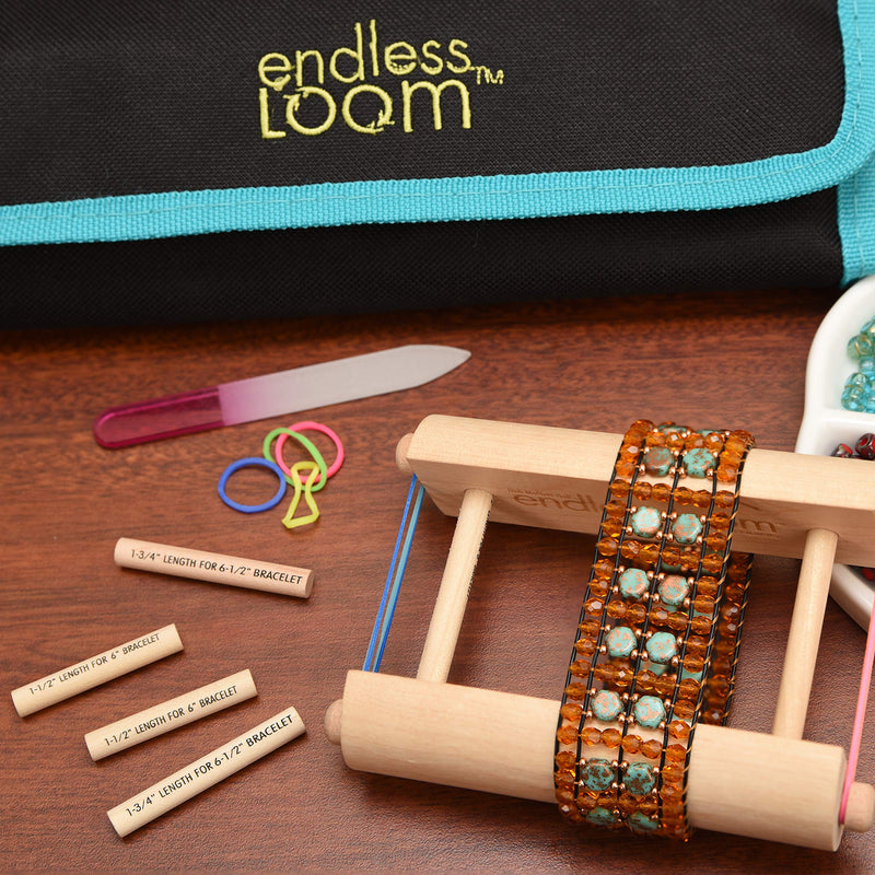 The Beadsmith Endless Loom Rod Set Accessory Pack by Deb Moffatt Hall, for 6 and 6.5" Bracelet, for Making Jewelry and Beading Bracelets - NewNest Australia