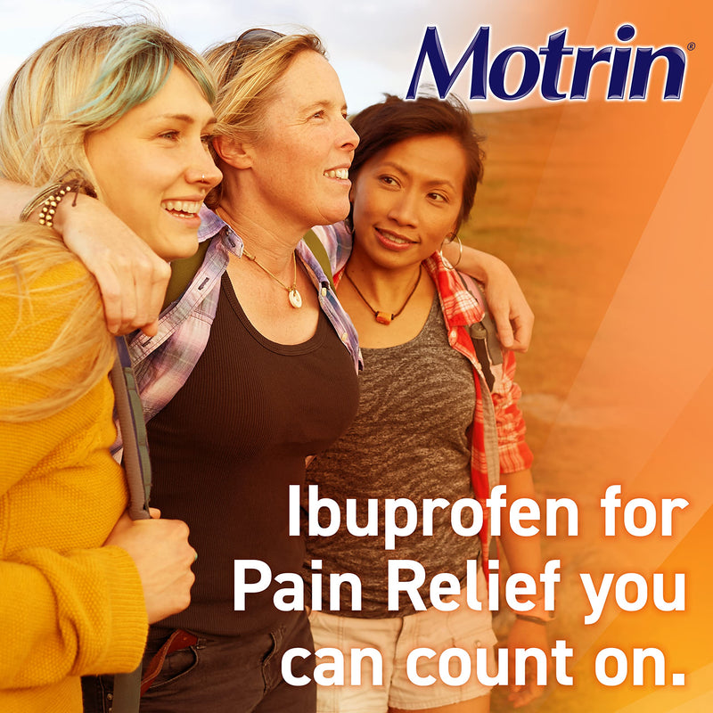 Motrin IB, Ibuprofen 200mg Tablets for Fever, Muscle Aches, Headache & Back Pain Relief, 225 ct - NewNest Australia