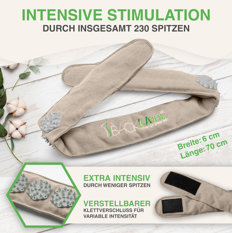 Backlaxx Acupressure Headband Against Migraines And Headaches. Acupuncture Headband, Head Massager With Pocket For Head Massager. Head Massager For Relaxation, Beauty Headband Natural - NewNest Australia