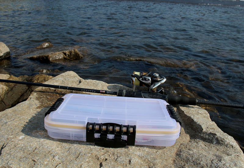 Transparent Airtight Fishing Tackle Box 3600/3700 Tackle Box Waterproof Sunscreen Fishing Tackle Storage Tackle Box Organizer Ruisheng AT (3600×1)… 3600×1 - NewNest Australia
