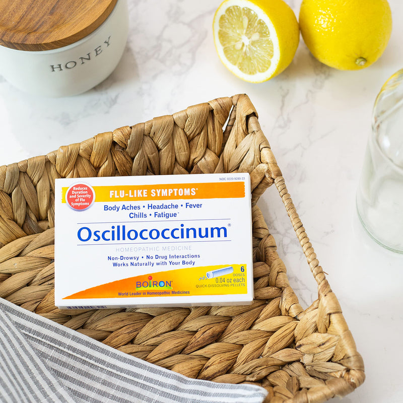 Boiron Oscillococcinum Doses Homeopathic Medicine for Flu-Like Symptoms, 0.04 Oz, 6 Count 6 Count (Pack of 1) - NewNest Australia