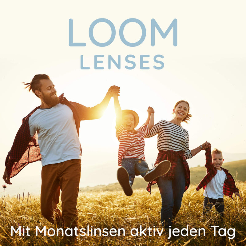Loom Lenses Monthly Lenses Soft, 3 Pieces | Bc 8.6 | Slide 14.2 | Contact Lenses With Strength: -11.00 Diopters -11.0 Diopters 8.6 Millimeters 14.20 Millimeters - NewNest Australia