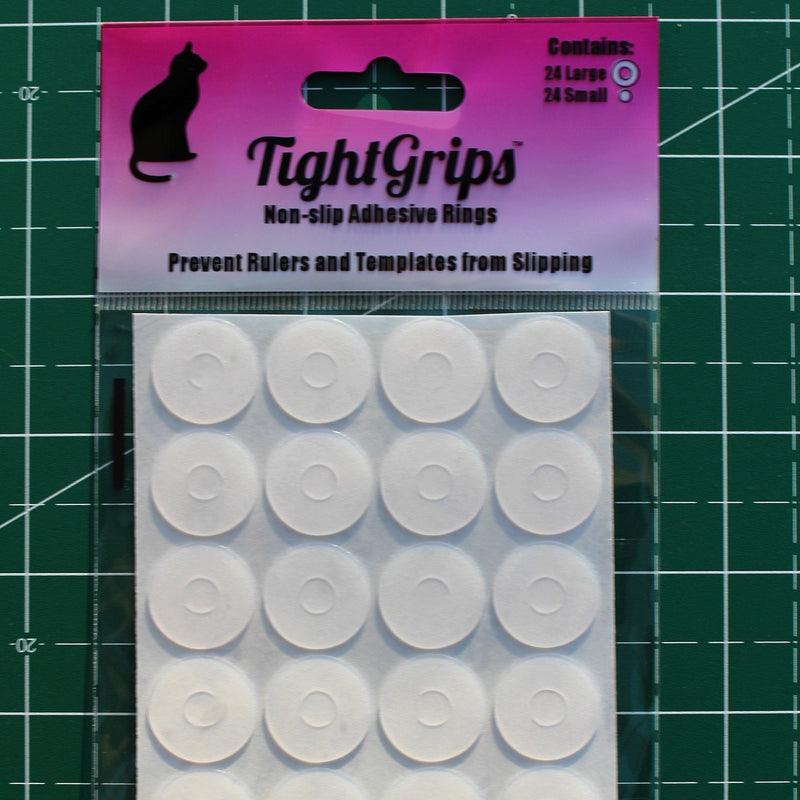 TightGrips Non-Slip Grips for Quilt Templates - 48 Pieces Total - 24 Large & 24 Small - NewNest Australia