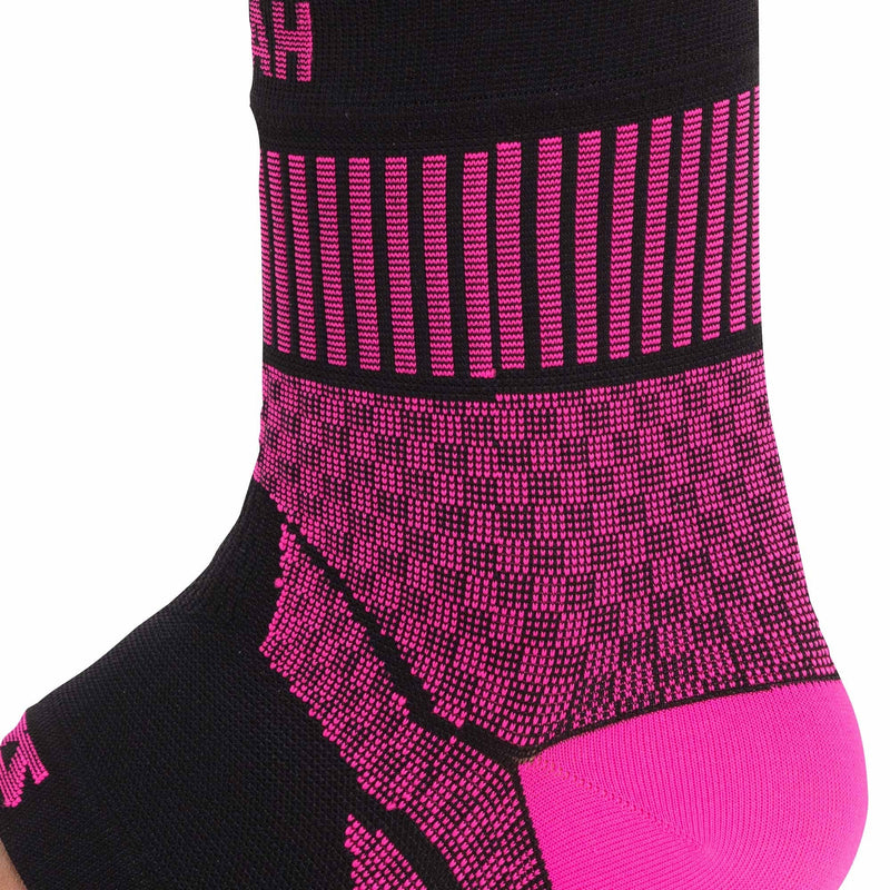 Zensah Ankle Support - Compression Ankle Brace - Great for Running, Soccer, Volleyball, Sports - Ankle Sleeve Helps Sprains, Tendonitis, Pain Medium Neon Pink - NewNest Australia