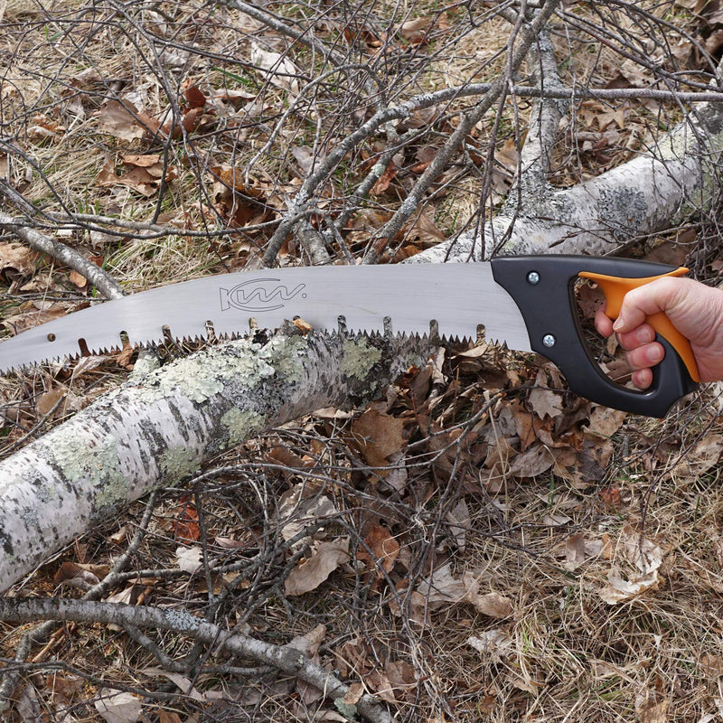 Kings County Tools Large Arborist Raker-Tooth Fast Cutting Pruning Saw | Green Wood Ready | Ergonomic Cushioned Handle | 20” Blade for Large Branches - NewNest Australia