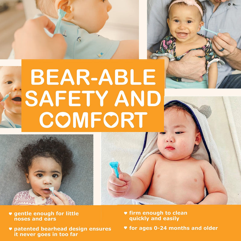 oogiebear - Nose and Ear Gadget. Safe, Easy Nasal Booger and Ear Cleaner for Newborns and Infants. Dual Earwax and Snot Remover. Aspirator Alternative 1 blue oogiebear blue booger picker - NewNest Australia
