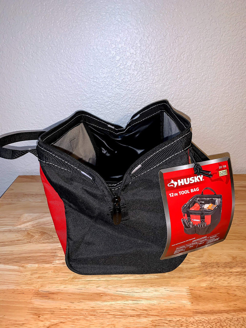 Husky 12" Tool Bag, 2 Internal Pockets and 2 External Pockets - NewNest Australia