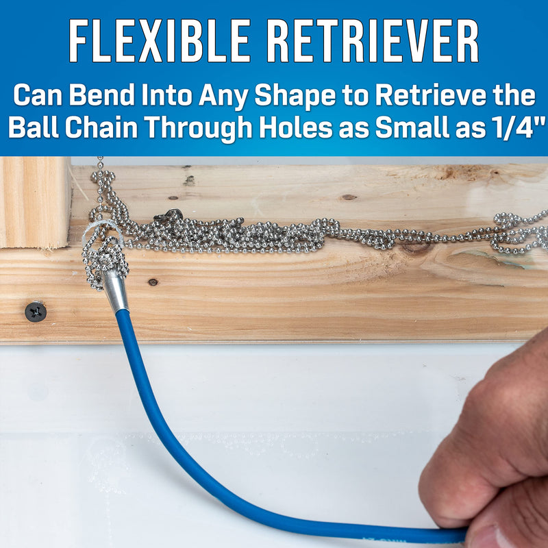 Jonard Tools MRS-24 MagneTriever™ Magnetic Retrieval System Kit with Flexible Magnetic Retriever, Retrieval Hook, & Ball Chain - NewNest Australia
