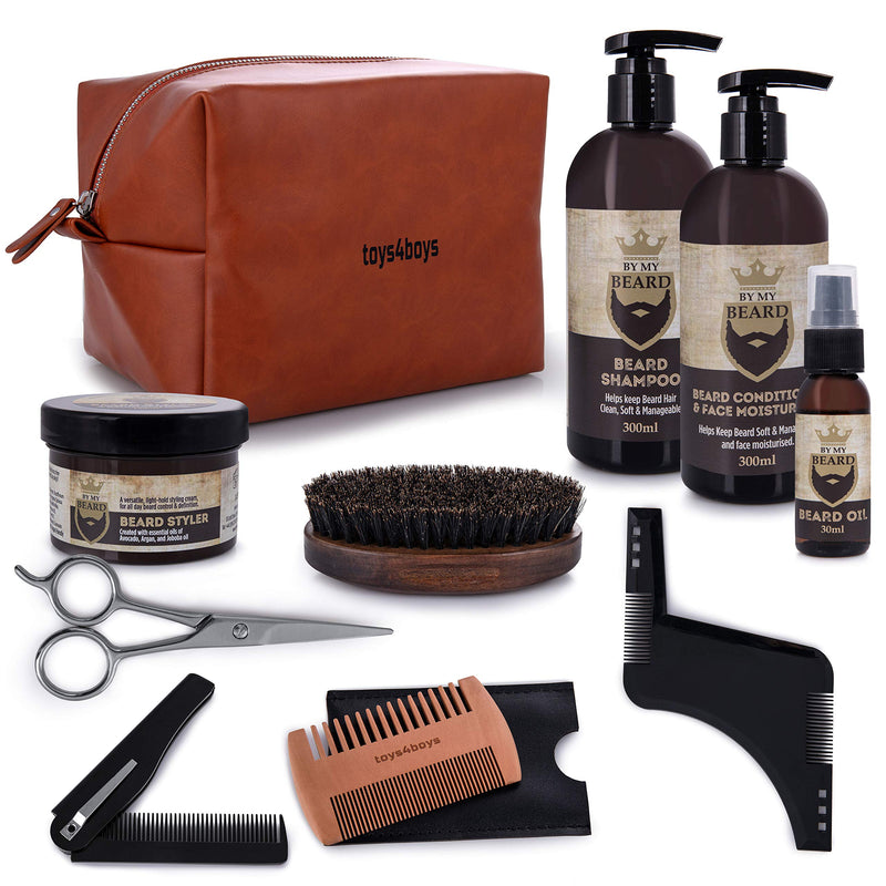 Beard Care Set for Men Beard Growth Kit Beard Oil Beard Balm in Beard Set Beard Care Products Set -Beard Set for Men Care Beard Kit with Beard Balm Beard Oil Beard Shampoo 300ml Beard Set - NewNest Australia