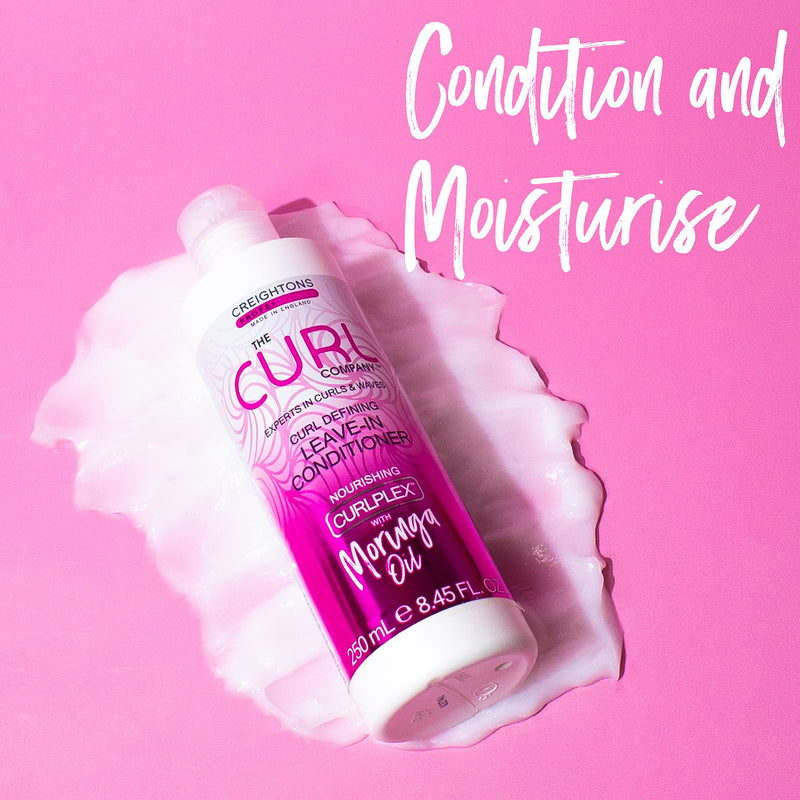 The Curl Company Curl Defining Leave-In Conditioner (250ml) - Professionally Formulated with Nourishing Curplex with Moringa Oil. Experts in Curls & Waves - NewNest Australia