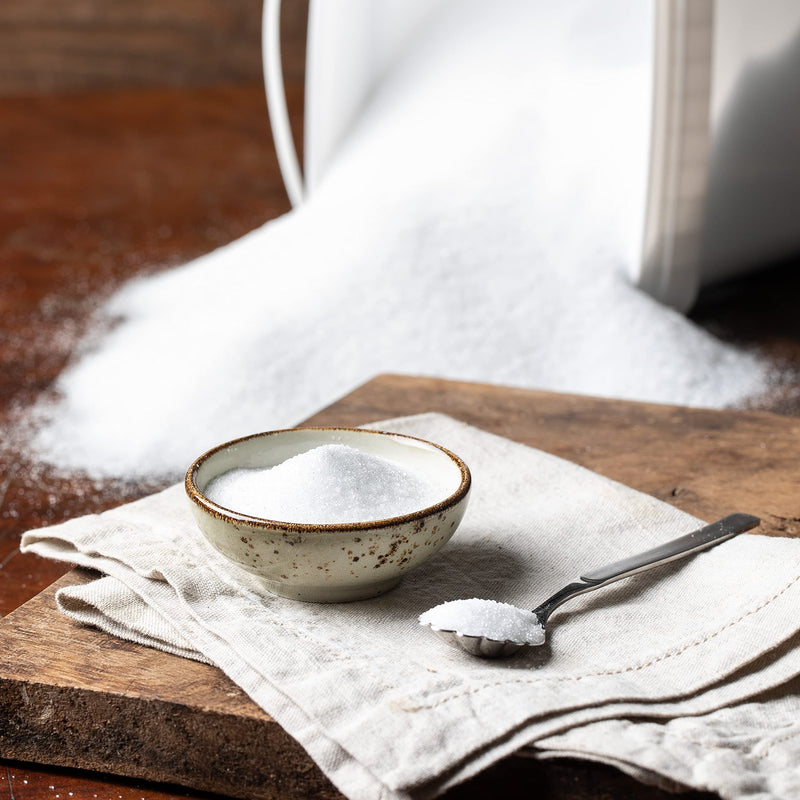 Erythritol Erythritol in a bucket calorie-free sugar substitute in a container without genetic engineering natural sugar alternative easily soluble sweetener 70% sweetening power of sugar Vitalesia 2.5kg - 5kg (5 kg) 5.00 kg (pack of 1) - NewNest Australia