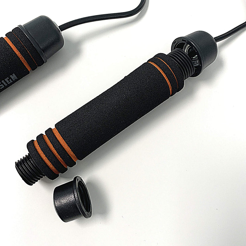 Jump Rope, Tangle Free, Adjustable Cable Rope with Comfortable Foam Handles - For Fitness Enthusiasts Beginner, Intermediate and Advanced, Men & Women. Digital Workouts Included. - NewNest Australia