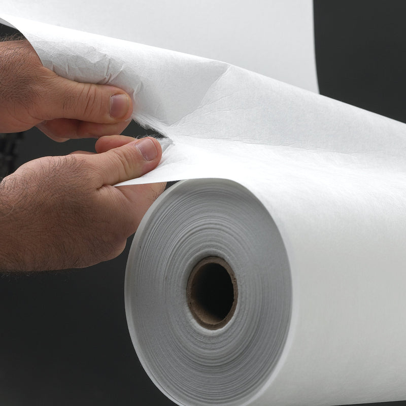 Soft Tear Away Stabilizer White 1.8 oz 12 inch x 10 Yard Roll. SuperStable Machine Embroidery Stabilizer Backing 12" x 10 yards roll - NewNest Australia
