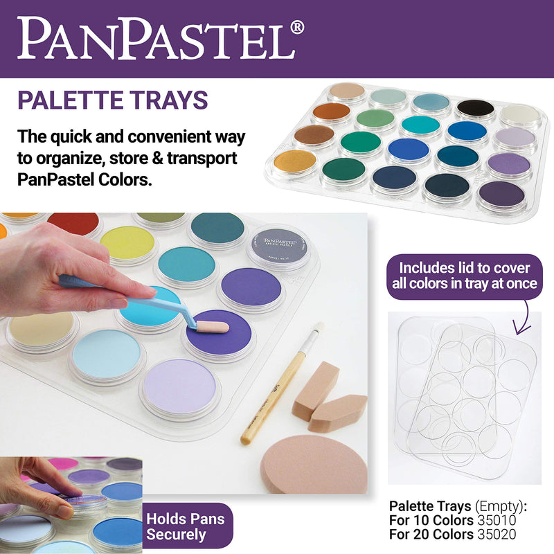 PanPastel 35020 Palette Tray w/Lid - Holds 20 Colors - NewNest Australia