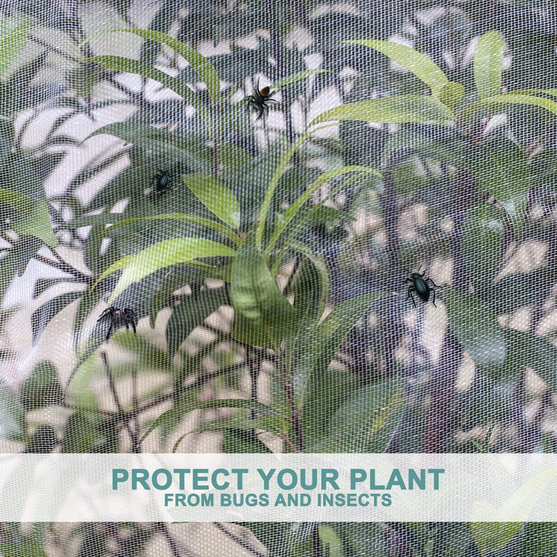 TMFsode 3 Pack Insect Bird Barrier Mesh Netting with Drawstring, 3.2 Ft x 2.6 Ft Blueberry Bush Netting, Protective Garden Mesh Cover for Tomatoes, Fruit Tree, Flowers, Vegetables - NewNest Australia