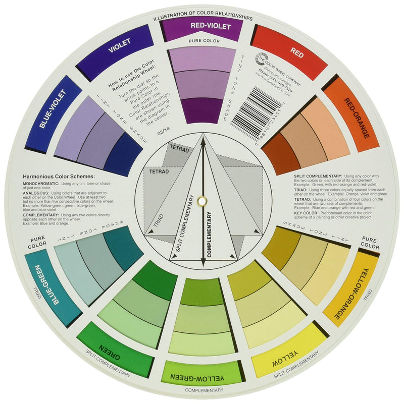 Cox Color Wheel-9.25-inch, 2.1 x 27.4 x 32.480000000000004 cm, Multicolor - NewNest Australia