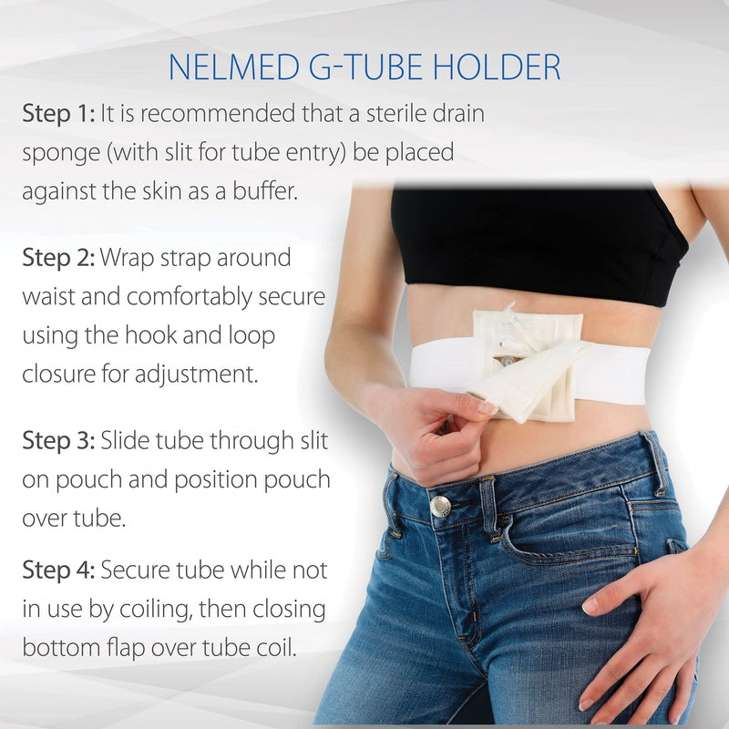 Core Products NelMed G-Tube Holder - Small/Medium 30-45 inch Waist Small/Medium (Pack of 1) - NewNest Australia