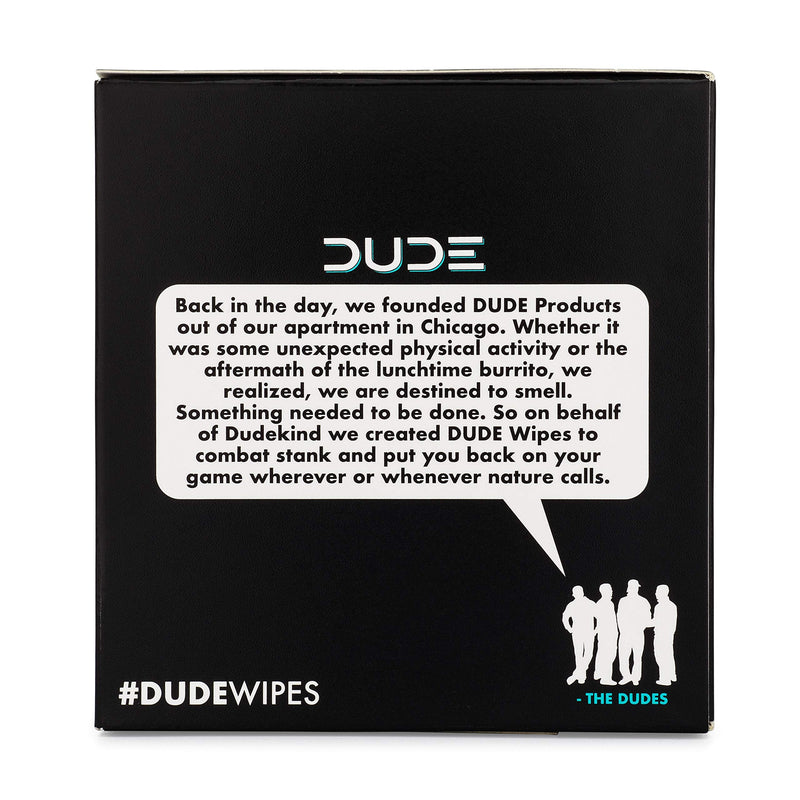 DUDE Wipes Flushable Wipes, Individually Wrapped Wet Wipes for Travel, Mint Chill Scent with Vitamin-E and Aloe, 30 On-The-Go singles - NewNest Australia