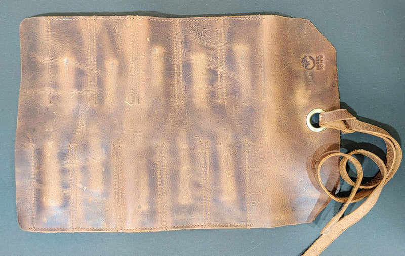 Leather Tool Roll Up Pouch - Leather Tool Wrench Roll / Chisel Bag by Rustic Town - NewNest Australia