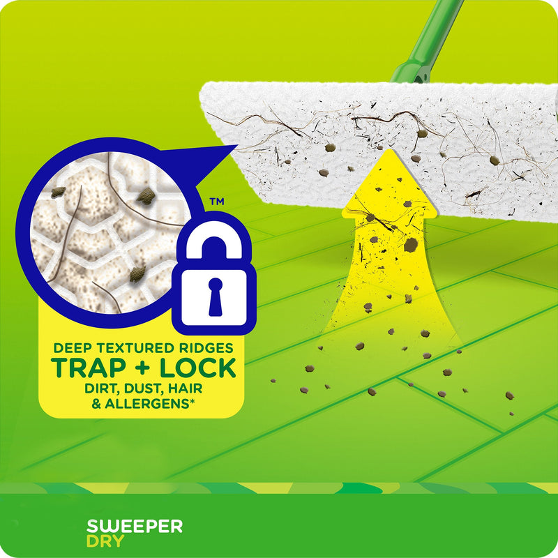 Swiffer Sweeper Dry Mop Refills for Floor Mopping and Cleaning, All Purpose Floor Cleaning Product, Unscented, 52 Count (Packaging May Vary) Swiffer Sweeper Refills - NewNest Australia