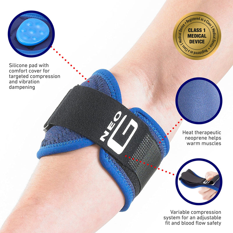 Neo G Tennis Elbow Support Strap - Golfers Elbow Support Strap - Support for Epicondylitis, Tennis/Golfers Elbow, Sprains & Repetitive Strain, Forearm Pain – Class 1 Medical Device - NewNest Australia